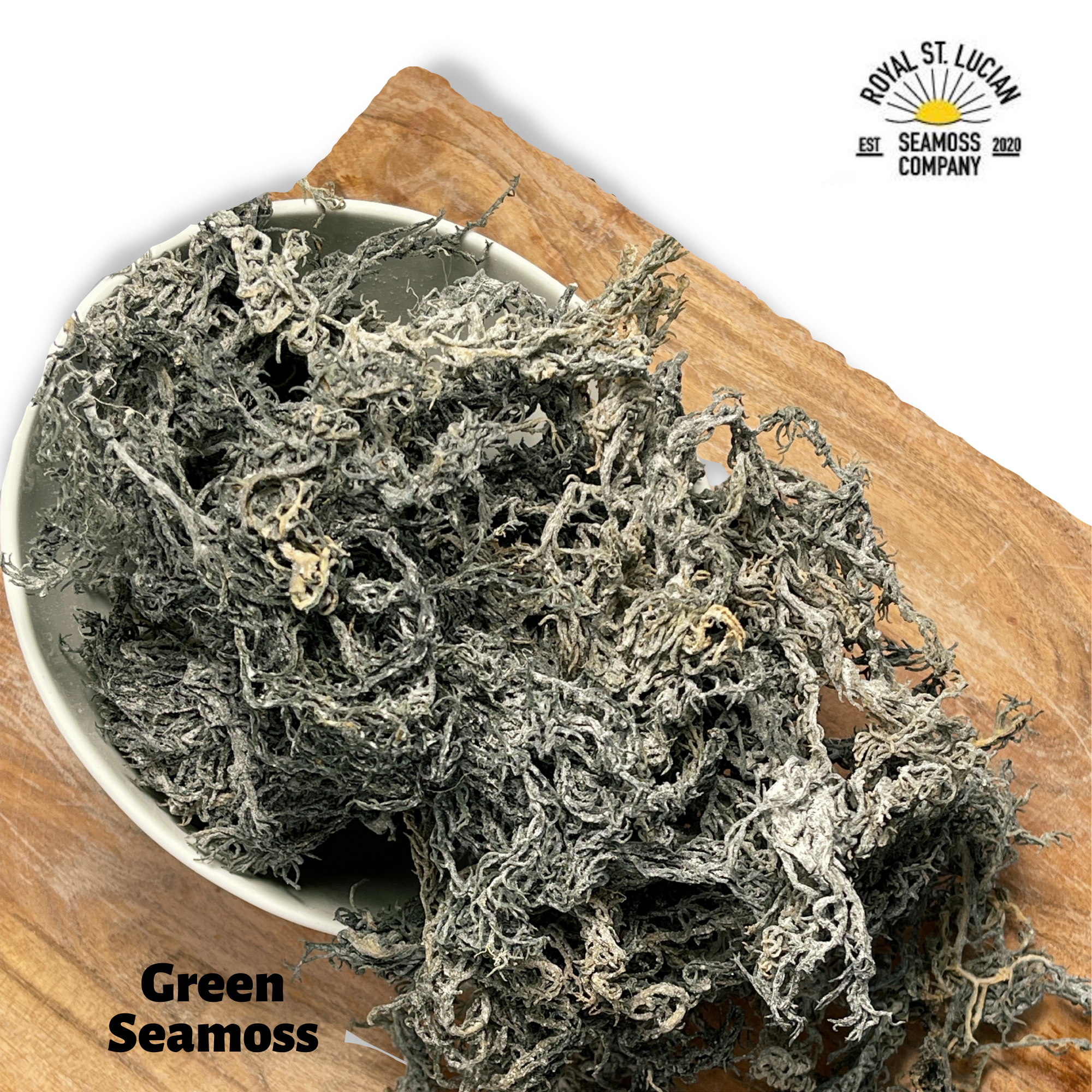 St Lucian Green Sea Moss (Dried) | Traceable, Lab Tested St.Lucian Seamoss Company