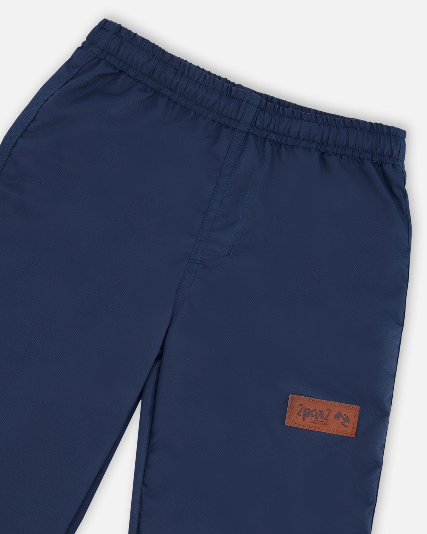 Splash Pants In Recycled Polyester Navy Blue Deux par Deux
