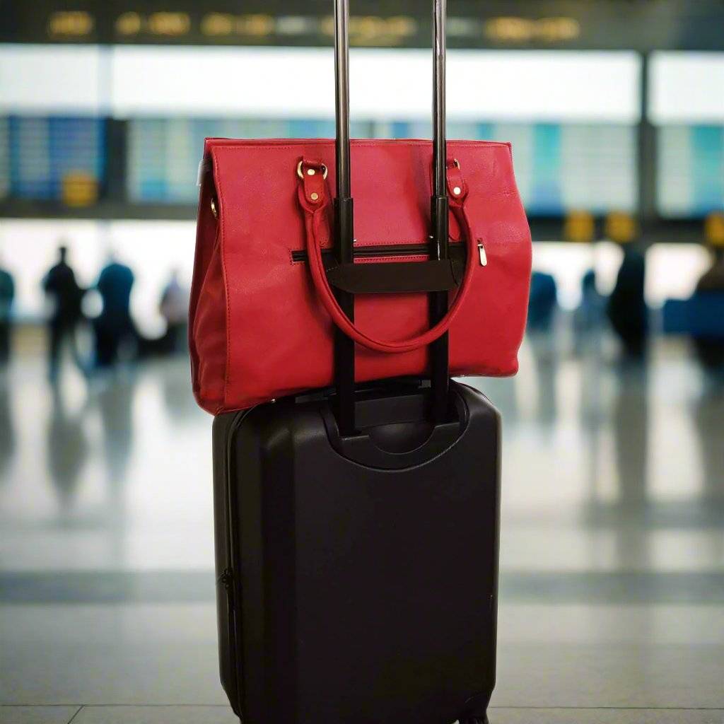 The Signature 17" Bag, Ruby GoodHides