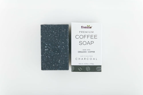 Activated Charcoal - Premium Coffee Soap Bar Universboutik