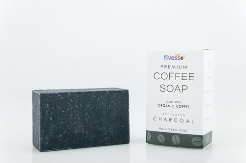 Activated Charcoal - Premium Coffee Soap Bar Universboutik