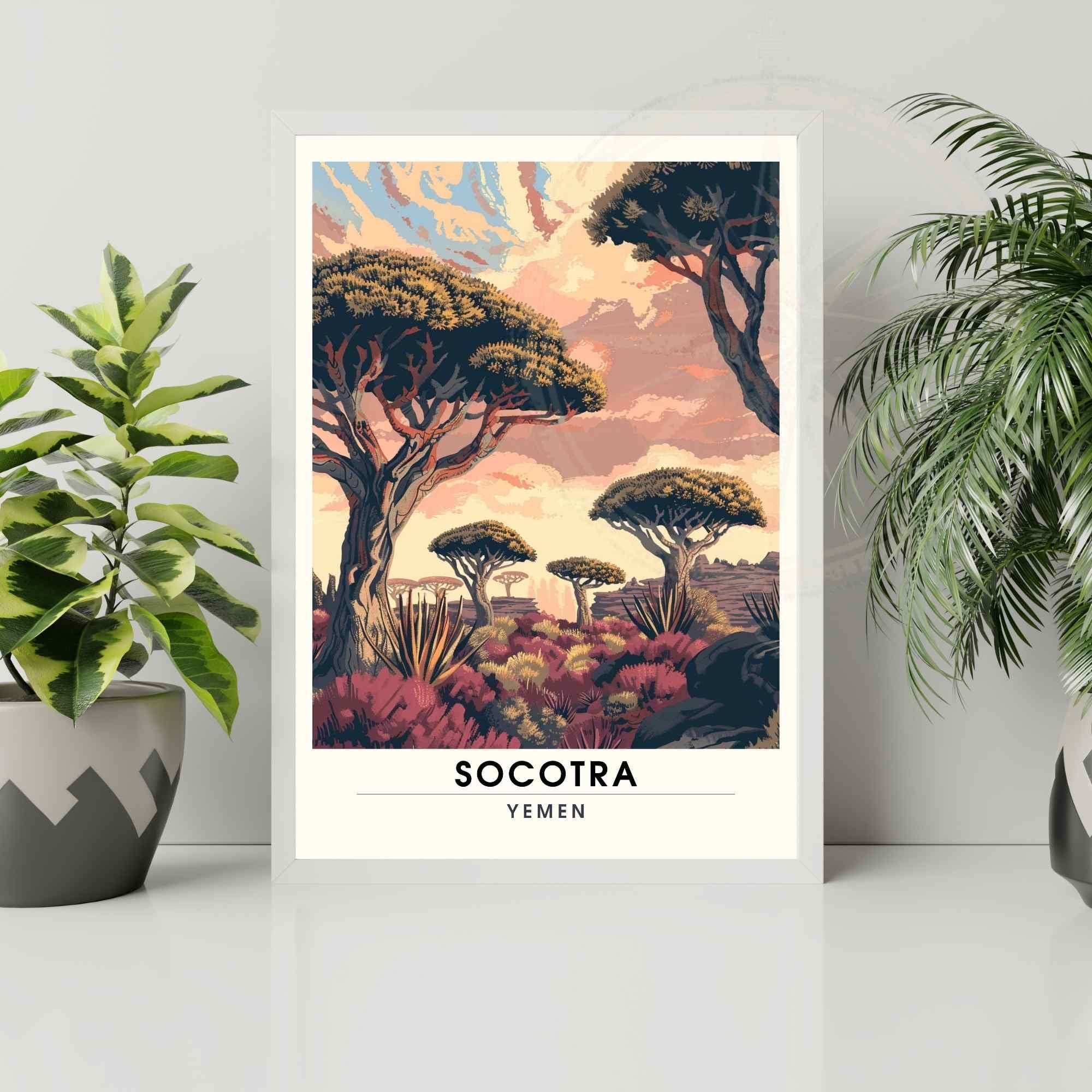 Impression Socotra - Affiche Socotra - Dragonnier de Socotra Ma boutique
