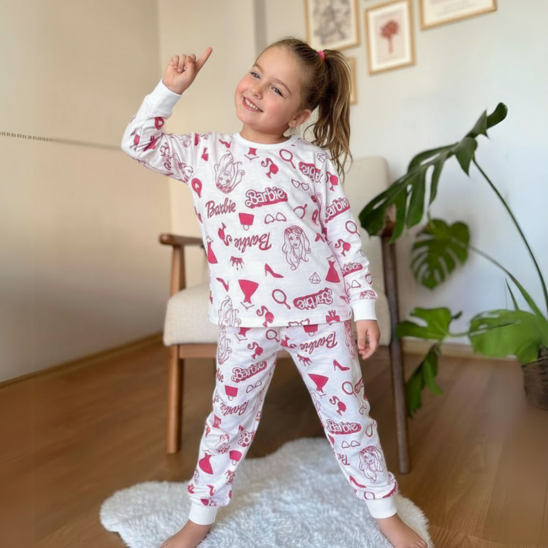 Precious Bar-Bie Cotton Pyjama Set JuniorKids