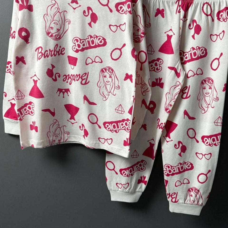 Precious Bar-Bie Cotton Pyjama Set JuniorKids